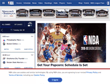 Tablet Screenshot of nba.com